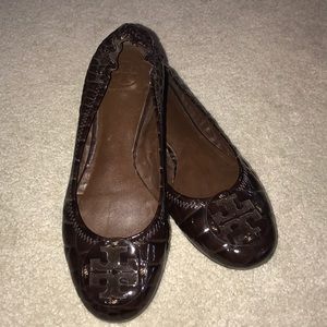 Patten alligator Tory Burch flats